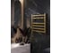 Полотенцесушитель электрический Reflexion home REFLEXION Ордос 600x500, золотой матовый, 5 крючков RXT106050GL 2