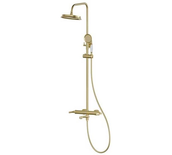 Душевая стойка со смесителем и изливом BelBagno BOHEME-VSCM-BORO