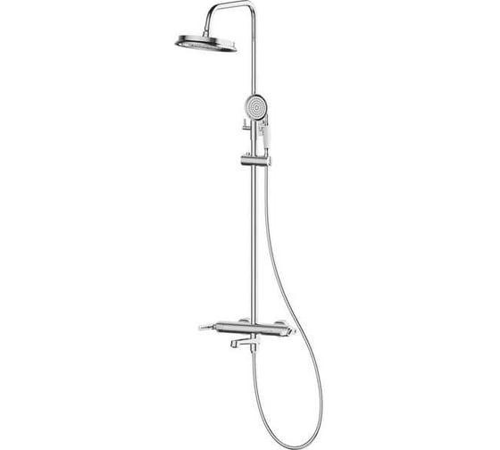 Душевая стойка со смесителем и изливом BelBagno BOHEME-VSCM-CRM
