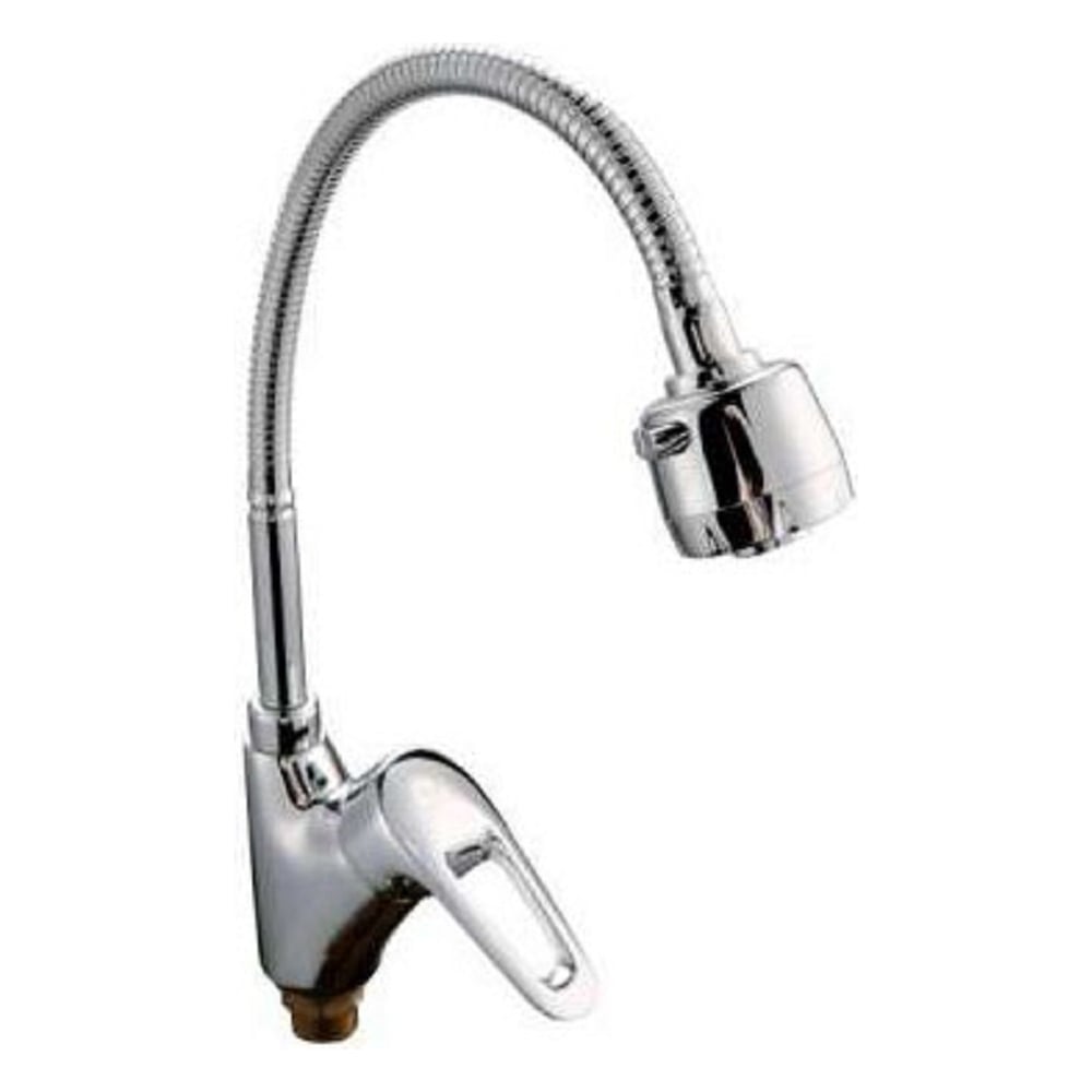 Смеситель для кухни MYNAH однорычажный, хром, гибкий излив, латунь ...