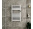 Полотенцесушитель дизайнерский электрический Bauedge BAU Elite Elegant White 80x45, подключение справа, белый AF0026 2