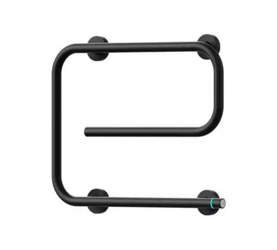 Полотенцесушитель электрический Bauedge BAU E Black 41x53, черный матовый AF0037