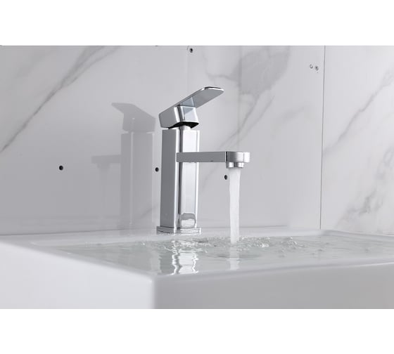 Смеситель для раковины MYNAH латунь, матовый хром M1004-15A