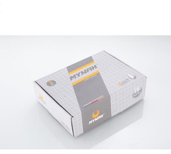 Смеситель для раковины MYNAH высота 113 мм, белый, поворотный излив, латунь M4918J