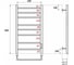 Электрический полотенцесушитель Point Аврора П8 400x800 диммер справа, черный PN10848B 4