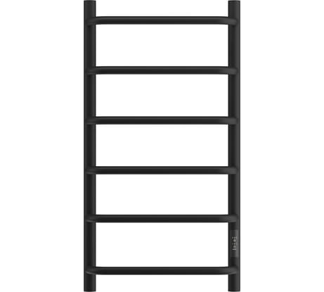 Электрический полотенцесушитель Point Ника П6 400x800 диммер справа, черный PN08848B