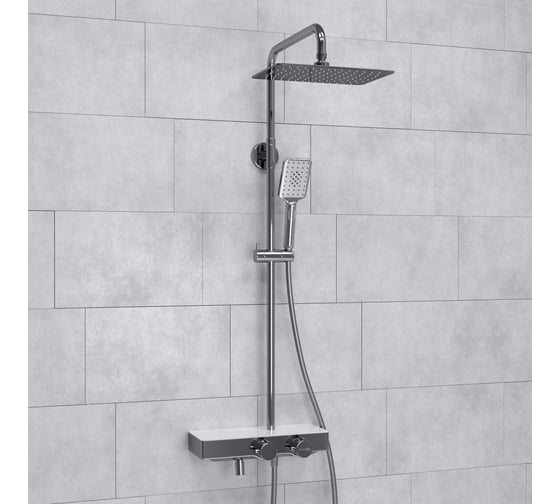 Душевой комплект с термостатическим смесителем WasserKraft A113.069.126.CH T