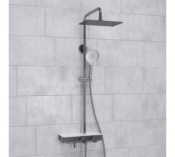 Душевой комплект с термостатическим смесителем WasserKraft A113.069.127.CH T