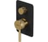 Смеситель встроенный ALLEN BRAU 5.31011-31GB PRIORITY X2 2 выхода накладка-черн.,элементы-зол. (367804) 00367804 1