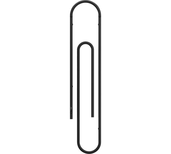 Полотенцесушитель электрический с крючками PRIMOCLIMA CLIP L H MB черный матовый PC CLIP L H MB