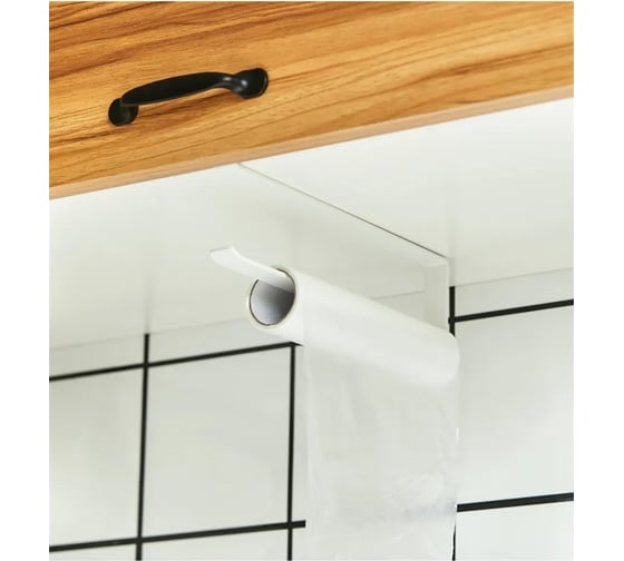 Держатель для полотенец ZDK Homium белый, 26x1.5x12 см 371577