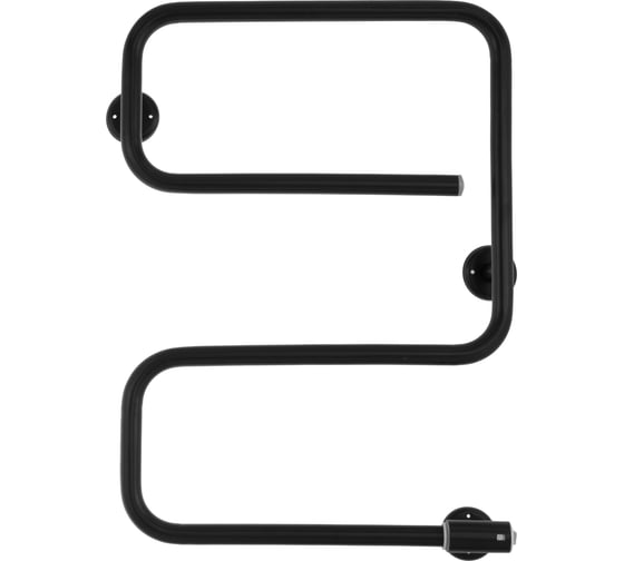 Полотенцесушитель электрический ENERGY E chrome G2 RAL 9005, черный матовый 00-УТ-00908