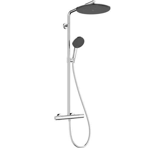 Душевая система Hansgrohe Raindance Alive S Puro Showerpipe 300 1jet с термостатом Ecostat Element, хром 24592000