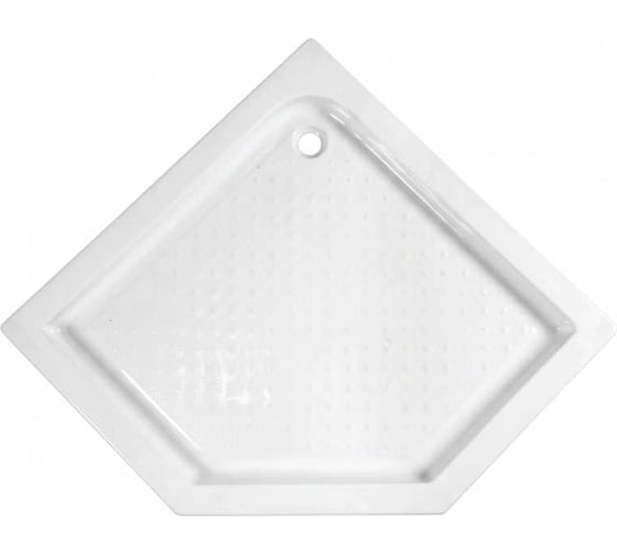 Поддон акриловый EvaGold ABS12 90х90х15 трапеция (с сифоном) EG230006 1