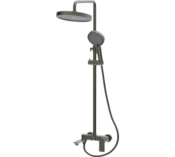 Душевая система Haiba HB24834-3, оружейная сталь (389136) 00389136