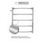 Полотенцесушитель INDIGO Arc без полки (н.р.1") 60/40 м/о 50 бок.подкл. (к-2, полированный) LASW60-40-б/п-50 3