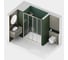 Душевая дверь RGW PA-111-Nb, 200x195 см, никель браш/прозрачное, 6 мм, EasyClean 810811120-114 2
