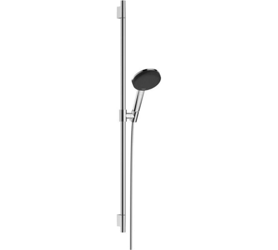 Душевой набор Hansgrohe Raindance Alive Select S 125 3jet EcoSmart со штангой Unica S Puro 90 см, хром 24603000