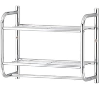 Настенная полка MY SPACE с рейлингом для полотенца, хром BR230CH