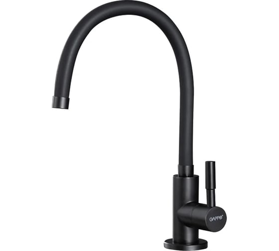 Смеситель для кухни с гибким изливом/чер Gappo G1052-96