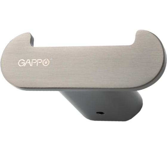 Крючок для полотенец Gappo двойной сатин оружейная сталь G30905-29