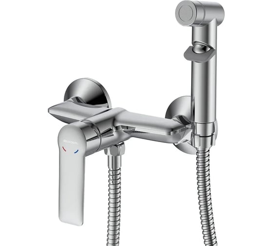 Смеситель одноручный с гигиеническим душем DECOROOM хром DR28058
