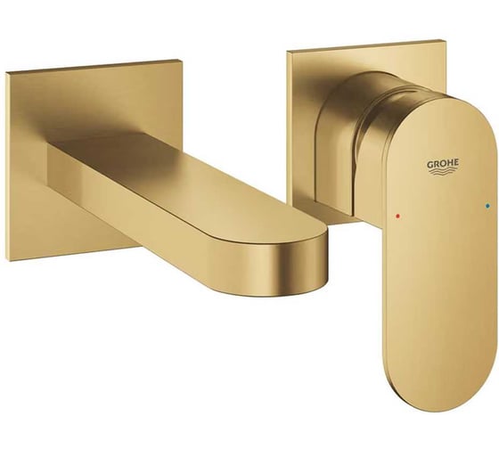 Внешняя часть смесителя для раковины Grohe Plus на 2 отверстия, M-Size, холодный рассвет матовый 29303GN4