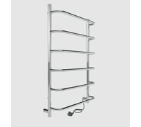 Полотенцесушитель INDIGO Embrace без полки (electro) 80/50 скрытый монтаж, универсальное подключение R/L Полиров LCEE80-50R