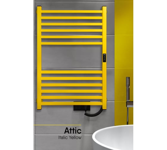 Полотенцесушитель INDIGO Attic electro 80/50 таймер, скрытый монтаж, универсальное подключение R/L LСLATCE80-50IYRt
