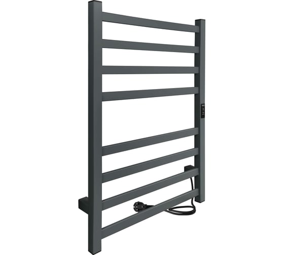 Полотенцесушитель INDIGO Oktava Slim 3 electro 80/50 таймер, скрытый монтаж, универсальное подключение R/L LСLOKS3E80-50MGRt