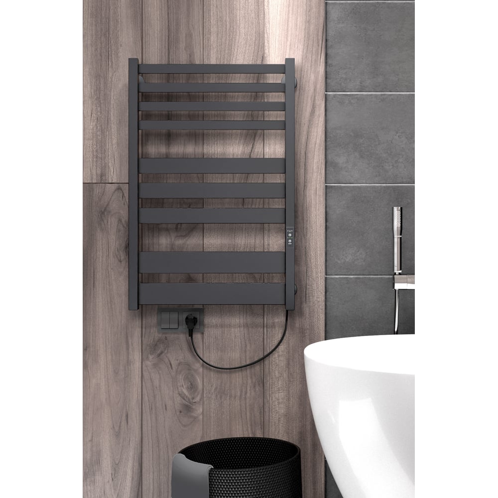 Полотенцесушитель INDIGO Atlas (electro) 80/50 таймер, скрытый монтаж ...