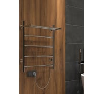 Полотенцесушитель INDIGO Arc с полкой (electro) 60/40 (скрытый монтаж, универсальное подключение R/L, полированный) LCAE60-40PR