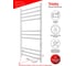 Полотенцесушитель INDIGO Line Trinity electro 100/50 таймер, скрытый монтаж, универсальное подключение R/L LСLTE100-50WMRt 2