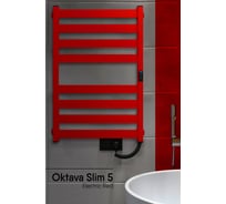 Полотенцесушитель INDIGO Oktava Slim 5 electro 80/50 таймер, скрытый монтаж, универсальное подключение R/L LСLOKS5E80-50ERDRt
