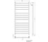 Водяной полотенцесушитель STINOX Toskana Luxe TOS120L 3