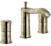 Смеситель для раковины NOBILI SOFI на 3 отверстия, бронза SI98211/1BR 00000095747