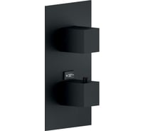 Термостатический смеситель для душа (внешняя часть) NOBILI Seven матовый черный WE00102/QBM 00000090478