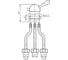 Смеситель для ванной RavSlezak LABE микс, бронзовый L468.5SM 2