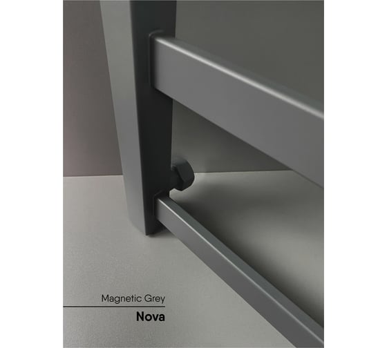 Полотенцесушитель INDIGO Nova (в.р.3/4") 80/50 (к-3, Magnetic Grey) LNWPF80-50MGK3