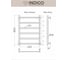 Полотенцесушитель INDIGO Nova (в.р.3/4") 80/50 (к-3, Aurum Beige) LNWPF80-50ABEK3 7