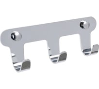 Планка с 3 крючками FIXSEN хром FX-805-3