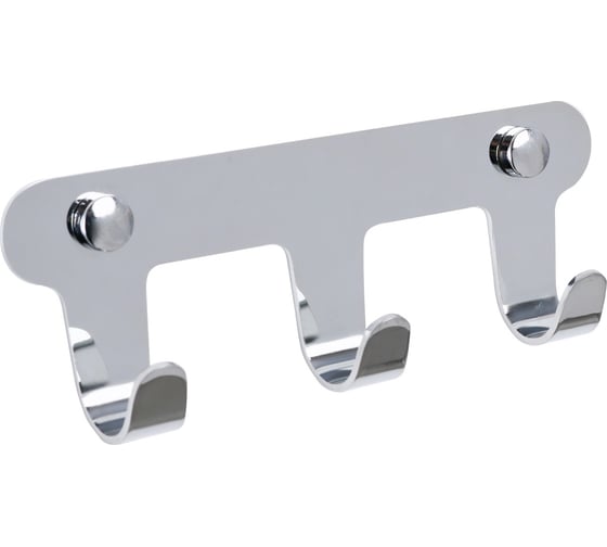 Планка с 3 крючками FIXSEN хром FX-805-3 1