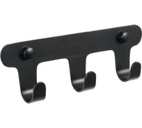 Планка с 3 крючками FIXSEN черный FX-805B-3
