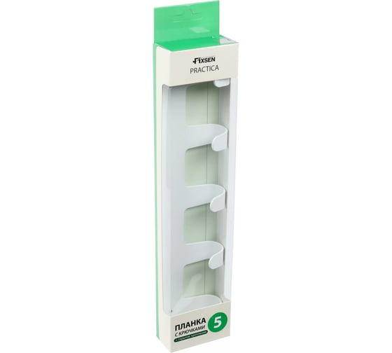 Планка с 5 крючками FIXSEN белый FX-805W-5