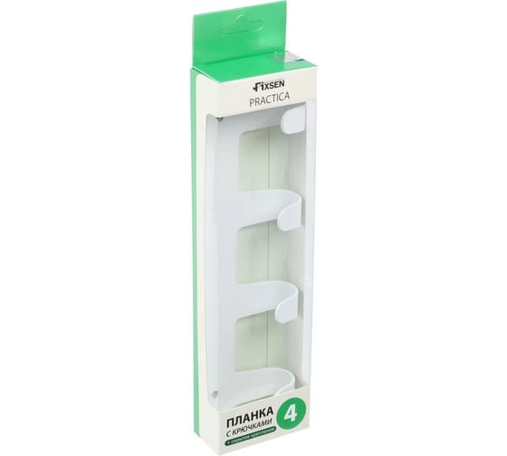 Планка с 4 крючками FIXSEN белый FX-805W-4