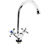 Смеситель для кухни Zein двухвентильный, высокий излив, хром Z3101 6926800