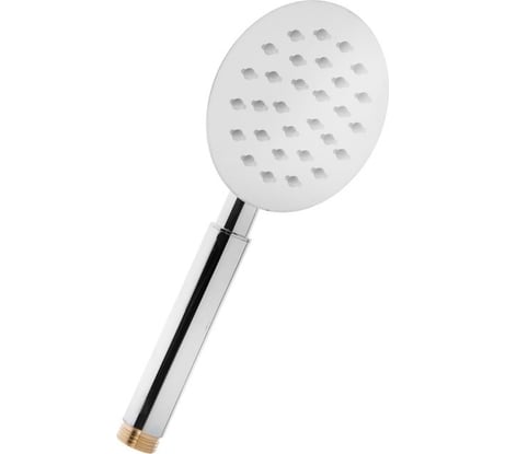 Душевая лейка Zein круглая, 1 режим, полированная нержавеющая сталь 7182306