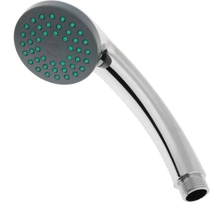 Душевая лейка Zein LD-P-01-003, корпус пластик, 1 режим, хром 1264284