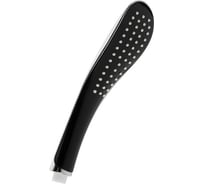 Душевая лейка Zein Z0201, пластик, 1 режим, черный/хром 7182288