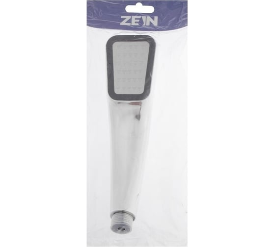 Душевая лейка Zein Z0211-1, пластик/нержавейка, 1 режим, микроскопические точки, хром 7182298
